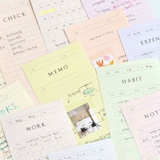 데일리메모장 세워 쓰는 떡메모지, (05 투데이)