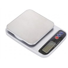 스위스윙거 주방용 디지털 2단 전자저울 5kg 스테인리스 주방저울, ZD-220, 실버