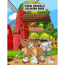 Farm Animals Coloring Book: Unique Design Stress Relieving Farm Animals Coloring Book for Kids Todd... Paperback, Independently Published, English, 9798619703962