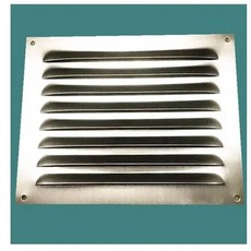 언더 처마 에어 구리 레인 스테인레스 벤트 그릴 환풍기 알루미늄 루버 304 스틸, 5) W245H195mm AL