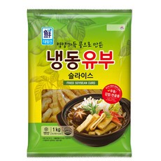대림선 냉동유부 슬라이스 1kg, 2개