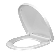 通用型加厚耐用馬桶蓋，簡約時尚設計，易清潔安裝，多種尺寸可選, 大U型緩降馬桶蓋, 1個