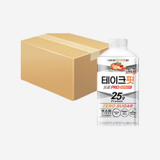 테이크핏 프로 납작복숭아, 450ml, 12개