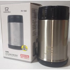 FRANCASINO 弗南希諾 不鏽鋼日式超真空燜燒杯500ml，保溫保冷，輕巧便攜，多色可選, 1個