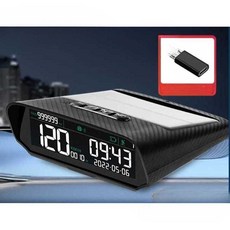 이동식카메라감지기 소형 무선 자동차 과속 방지 휴대용 속도계, 상세페이지 참고, X100 업그레이드+GPS (1000mA)