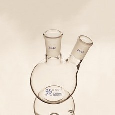 FAPE 2구 플라스크 경사 모양 2구 표준 접지 입 500mL 5000mL 50000mL 29/42+24/40 2구 평평한 바닥 플라스, 06 10000mL