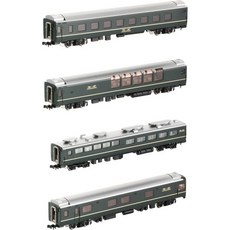 10504840 기차 열차 철도 기관차 모형 TOMIX N게이지 24계 25형 트와일라이트 익스프레스 증결 세트 A 4량 98360 모델 객차