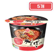 오뚜기 이비가 짬뽕 컵라면 105g, 5개