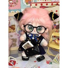 間諜家家酒 阿尼亞 棉花娃娃 20cm 可愛換裝娃娃 毛絨玩偶 女生禮物, 1個, 阿尼亞張嘴裸娃+卡通發卡無骨,20cm