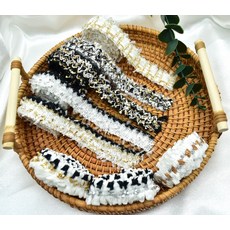 [1마]블링 트위드 자바라 테이프 의류 리폼 DIY제작 핸드메이드, 1.화이트m금실