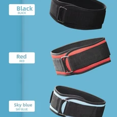 체인 체육관 운동 풀업 역도 벨트 스쿼트 훈련 피트니스가있는 전문 역도 벨트, 검은색