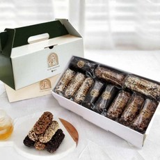 궁중한과 D 수제 유과 선물세트 답례품 찹쌀 전통 간식 옛날 과자 부모님 설 추석 명절 어버이날, 1개, 540g