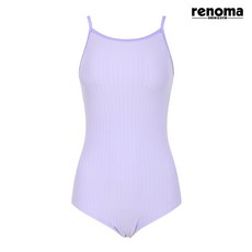 레노마수영복 여성 U-BACK 원피스 실내 수영복 라일락 (RN-LF2D801_LA) 브라캡증정