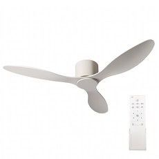 실링팬 천장 선풍기 저소음 초절전 타프팬, 42인치, 화이트바디+화이트날개