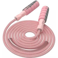 FITMYFAVO 줄넘기 코튼 조절식 성인 및 운동 피트니스 핑크, Pink, 1pcs