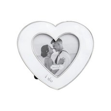 Mud Pie 화이트 메탈 I Do 미니 에나멜 웨딩 프레임