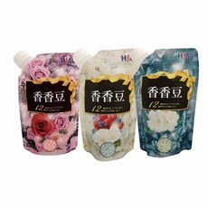 愛家捷HSAE 衣物芳香豆 香香豆(12包)3種香味各4包超值組-衣服的香水 柔軟香氛 草木麝香玫瑰花香清香消臭除味, 1個