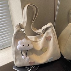 帆布包 女款 簡約百搭 大容量 斜挎包