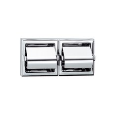 雙捲筒衛生紙架, HCG和成 居家系列-BF3810 不鏽鋼附蓋雙座衛生紙架, 1個