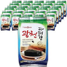[김공장] 광천 파래 식탁김 15g 30봉, 30개