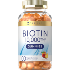 칼라일 비오틴 10000mcg 피치 플레이버 비건 구미, 젤리, 성인남녀공용, 1개, 100정