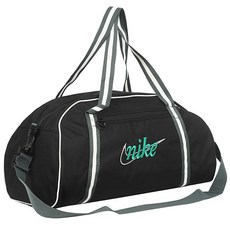 나이키 GYM CLUB TRAINING BAG 더플백 헬스 가방 운동용 가방, DH6863-013, 1, black+green, 스타일번호:DH6863-013 / 사이즈:1