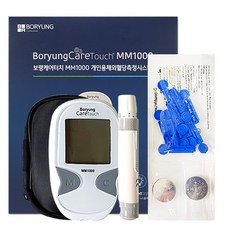 보령 케어터치 MM1000 혈당 측정계 측정기 측정 검사 기계, 1개