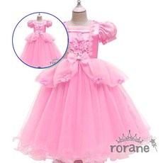 쌍문상회 공주드레스 플라워 파티드레스 유아 핑크 여아드레스 드레스쇼핑몰 공주코스프레 주니어드레스 디즈니공주옷 백설공주드레스 오로라 백설 40872EA