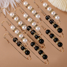 스타일러버 예쁜 바지 허리 조절 클립 옷핀, 10개, 블랙+화이트