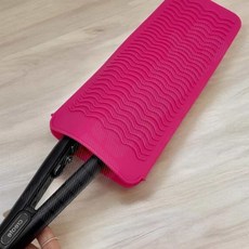 봉고데기 파우치 핑크 고데기가방 고데기실리콘패드