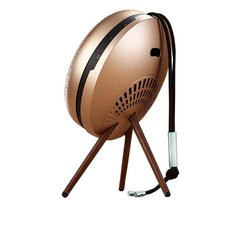 Bang & Olufsen Beoplay A1 2세대/Beosound A1 무선 블루투스 스피커 데스크탑 킥스탠드 홀더그린 너도밤나무 186271, Gold with Walnut legs