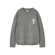 매장정품 와키윌리 WACKY WILLY 원포인트 풀오버 니트 그레이 WA2503KT11GR 139224