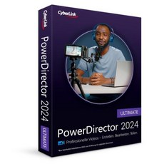 [Cyberlink] PowerDirector 2024 Ultimate 파워디렉터 얼티밋 [일반용(기업 및 개인)/패키지/영구]