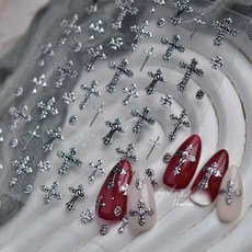 네일스토어 십자가 3D엠보 네일스티커-623, 1개, MS882_D684