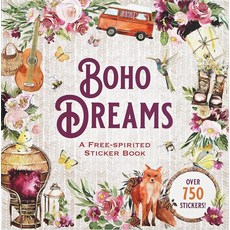 Boho Dreams Sticker Book:A Free-Spirited Sticker Book, Boho Dreams Sticker Book, Peter Pauper Press(저), Peter Pauper Press