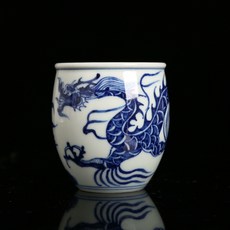 景德鎮青花龍紋主人杯, 商品主圖, 1個