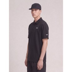 씨엔엔 어패럴 에어웨이 베이직 폴로 카라 티셔츠 블랙