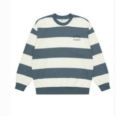 소이 캐주얼 스트라이프 맨투맨티 (24W0441)_JK