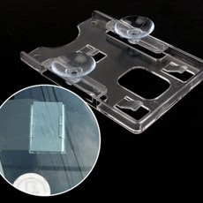 밀쿠네 흡착식 투명케이스 차량용주차카드케이스, 흡착판