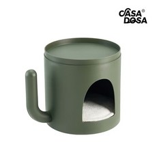 CASADOSA仙人掌多功能貓窩茶几, 綠色, 1個