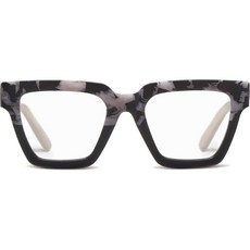 피퍼스펙스 여성이 가장 좋아하는 오프라의 피퍼스 보우 블루 라이트 차단 선글라스 착용하기, Black Marble/Black, 51 Millimeters, 275 x, 1개