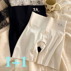 ORZQU 1+1 여름 하이웨스트 팬티 여성 요가 이너 노라인 5부 레깅스