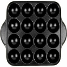 가정용 타코야끼팬 타코야끼불판 타코야키팬 다코야끼 다꼬야끼 타꼬야끼팬, 양수 16구, 1개