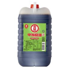 金蘭甲等醬油 非基因改造黃豆, 4個, 5L