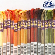 퀼팅맘 DMC 베리에이션 사 프랑스자수 십자수실 60색 중 1개, [베리에이션]4000