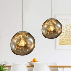 熔岩餐廳吊燈28 38，現代簡約風格，餐廳燈具首選，營造溫馨用餐氛圍, W380