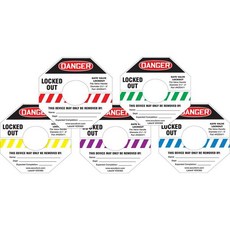 아큐폼 KDD368GN 정지문 잠금 밸브 해제 라벨 글자 위험 잠김 KDD474 녹색 줄무늬, 아큐폼 KDD368GN 정지문 잠금 밸브 해제 라벨 글