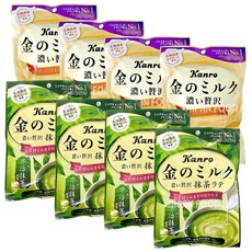 [다다기획] 칸로캔디 말차라떼61g*4개+골드밀크캔디80g*4개, 1개