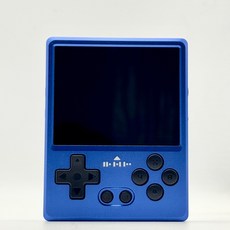 Gkd Pixel 레트로 휴대용 게임 콘솔 미니 플레이어 인치 IPS 640x480px, 64Ginclude case film, Blue