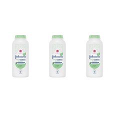 존슨즈 베이비 수딩 파우더 알로에 Johnsons Baby Pure Cornstarch Powder Aloe & Vit E, 3개, 200g